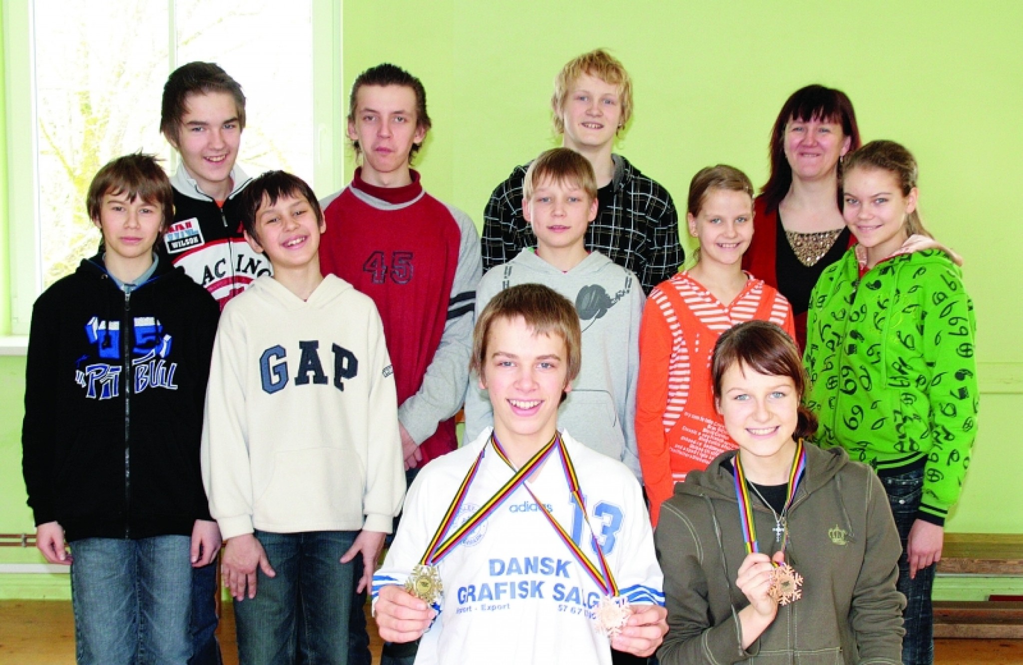 Mājup - ar medaļām