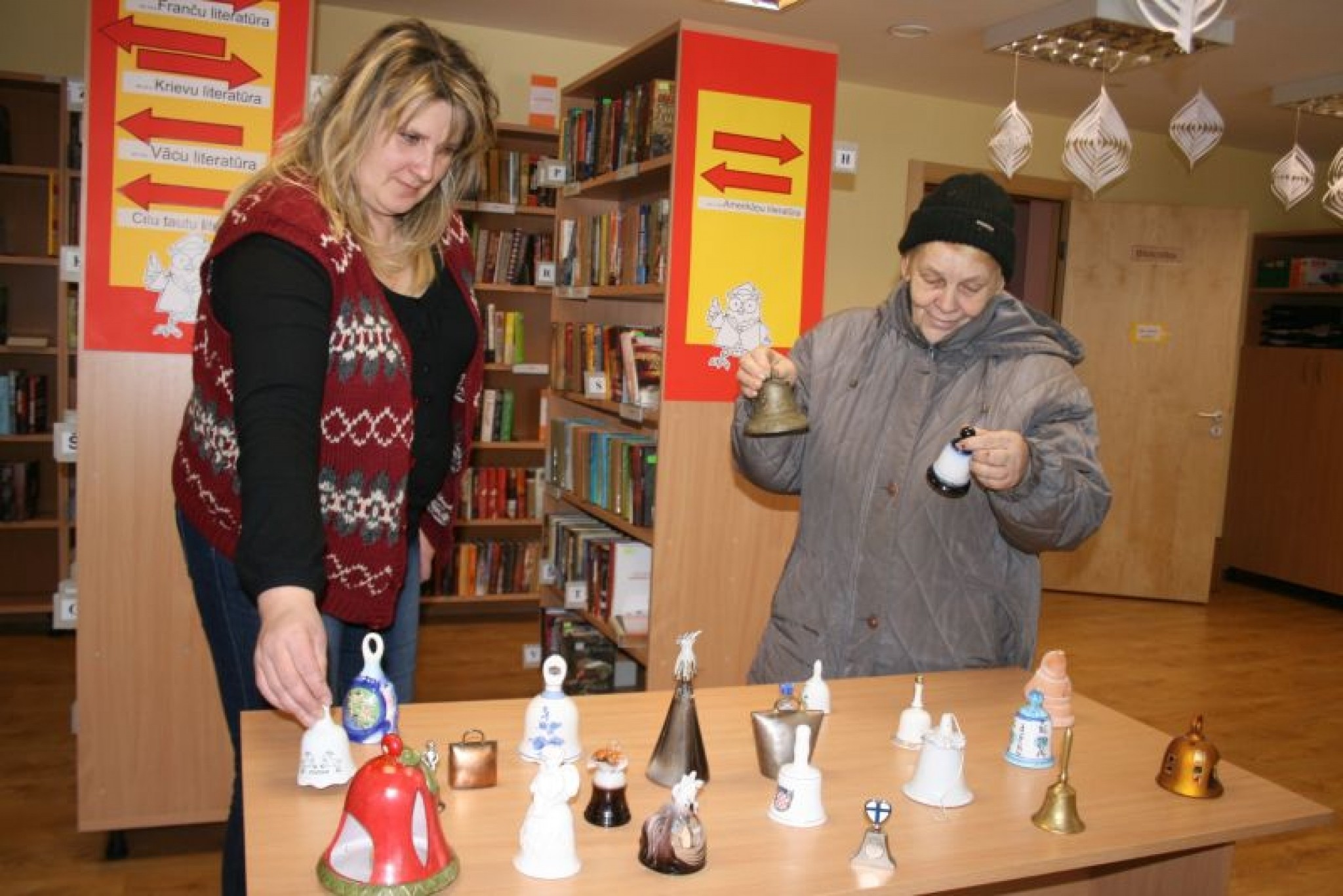 Interesanta Ziemassvētku zvaniņu izstāde