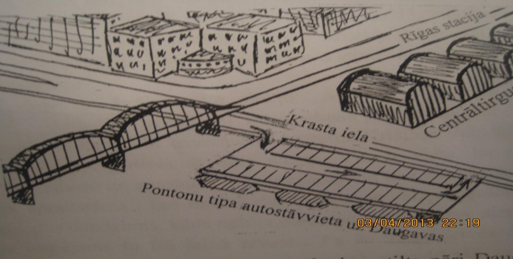 Inženieris ierosina Rīgas centrā norakt dzelzceļa uzbērumu un būvēt autostāvvietu Daugavā