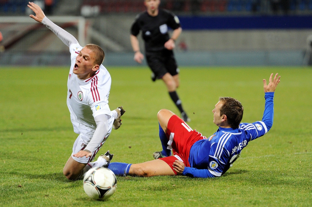 Latvijas futbola izlase nepārliecinošā mačā spēlē neizšķirti ar Lihtenšteinu