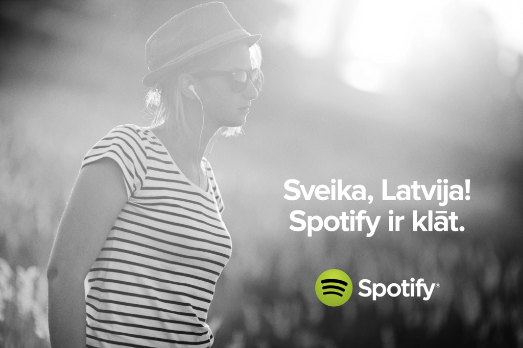 Spotify pieejams arī Baltijā