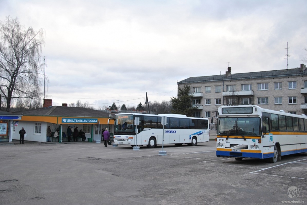 Smiltenes autoostā uzsākti remontdarbi