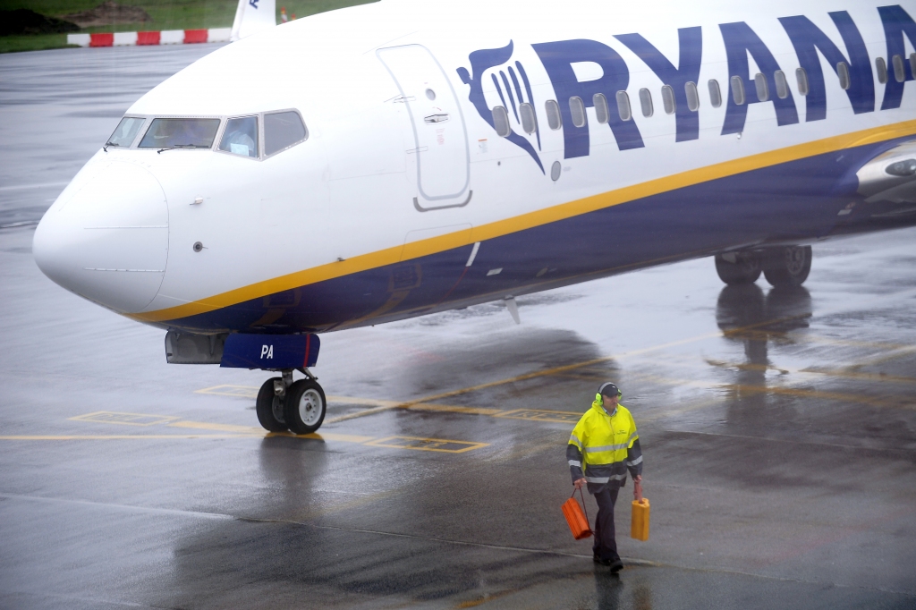 Aviokompānija Ryanair pilotu šaubas par drošības politiku uzskata par safabricējumu