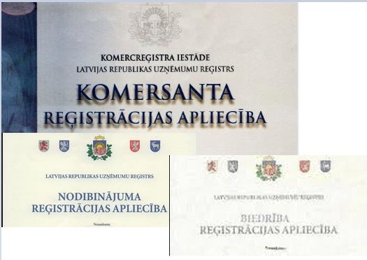 Atteikšanās no reģistrācijas apliecībām