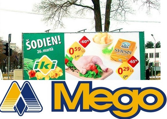 "Mego" pārņēmusi "Iki" veikalu ķēdi