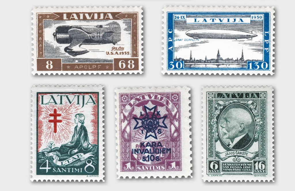 Latvijas pastmarkas ar gadiem kļūst arvien vērtīgākas