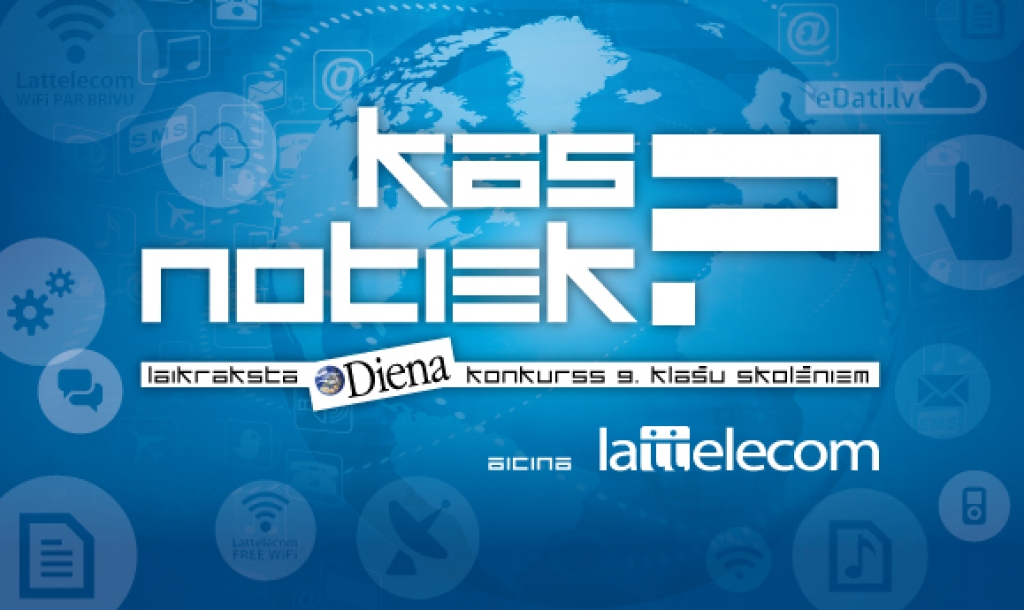 Šoruden konkurss devītklasniekiem Kas notiek? notiks interaktīvi