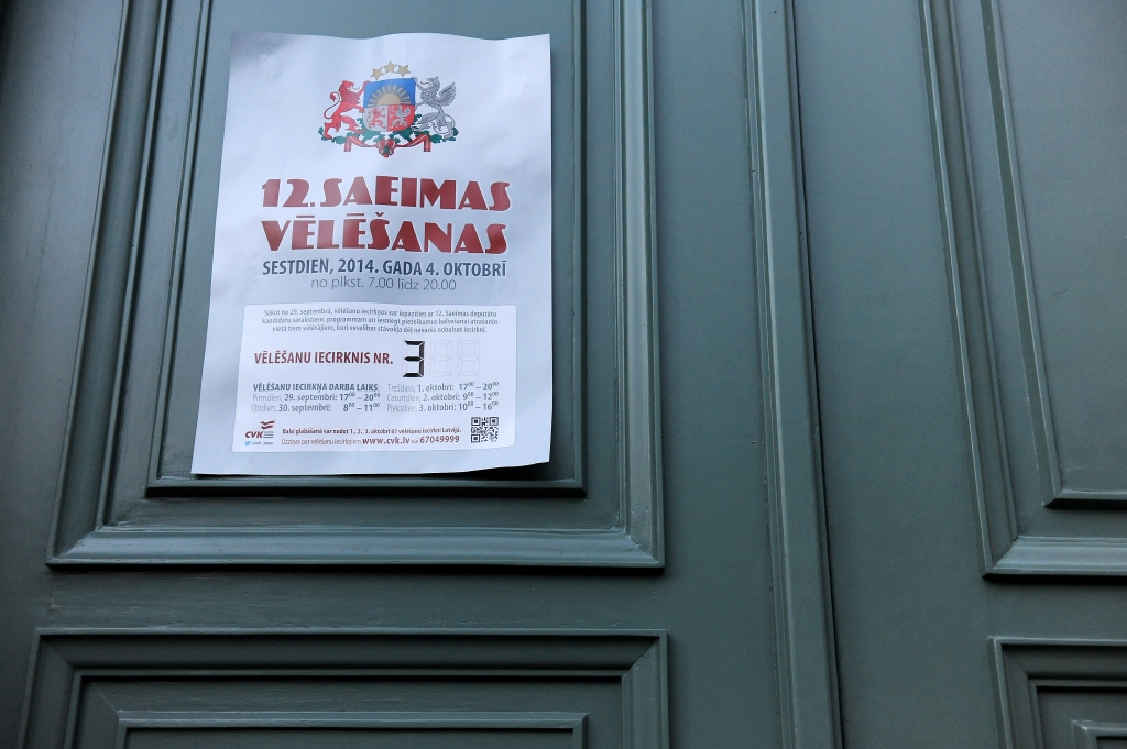 Papildināts (18:11) - Līdz pēcpusdienai nobalsojuši vairāk nekā 41% balsstiesīgo
