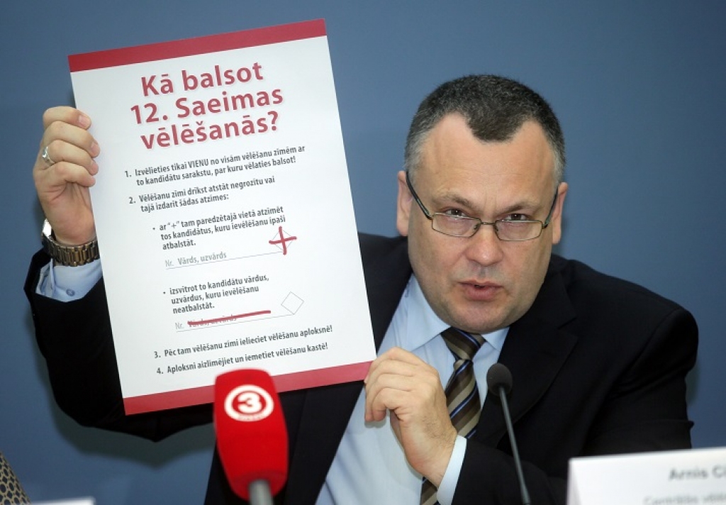 Cimdars vēlēšanu rītā pats aizmirsis mājās pasi