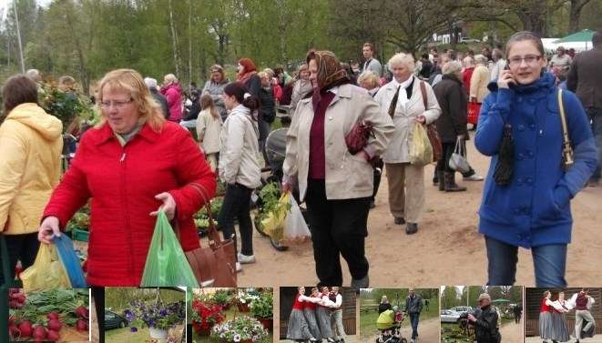 Laiks posties tradicionālajam Pavasara gadatirgum Blomē
