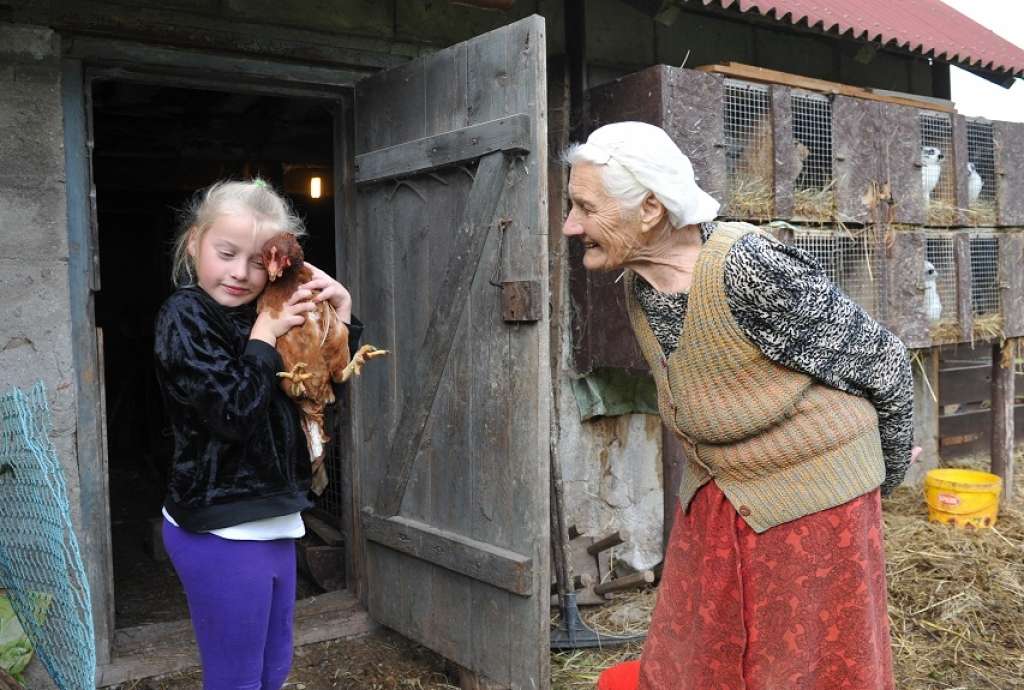 Četras paaudzes vienā mājā