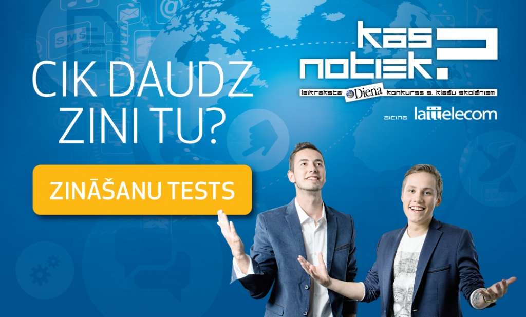 Izaicina pārbaudīt zināšanas konkursa Kas notiek? papildspēlē
