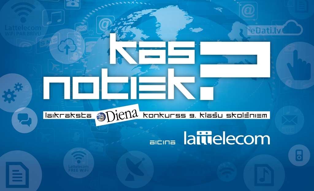 Zināmi Vislatvijas 9. klašu konkursa Kas notiek? uzvarētāji