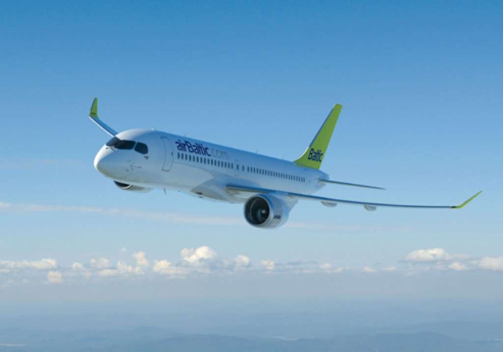 Jaunās Bombardier lidmašīnas airBaltic saņems nākamā gada septembrī