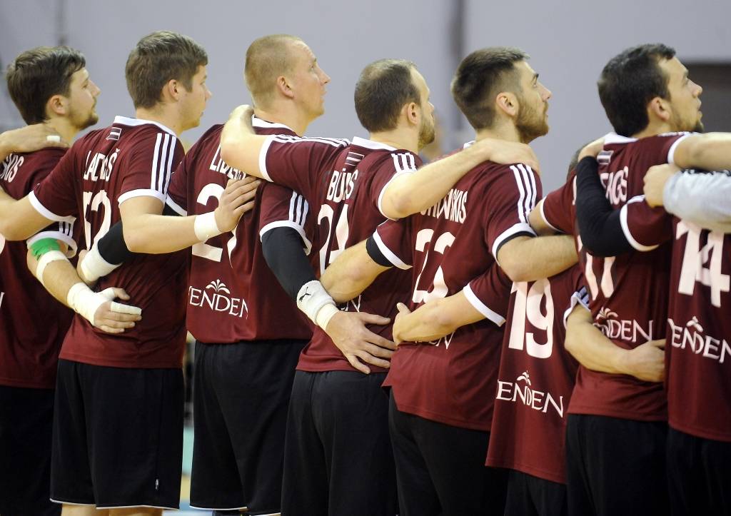 Latvijas handbola izlase PČ kvalifikācijas "play-off" kārtā tiksies ar Baltkrieviju