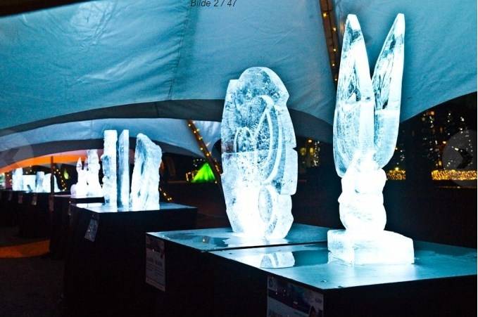 Ledus skulptūras priecē jelgavniekus un pilsētas viesus