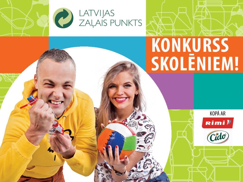 Aicina skolēnus piedalīties konkursā “Mēs šķirojam. Pievienojies mums!”