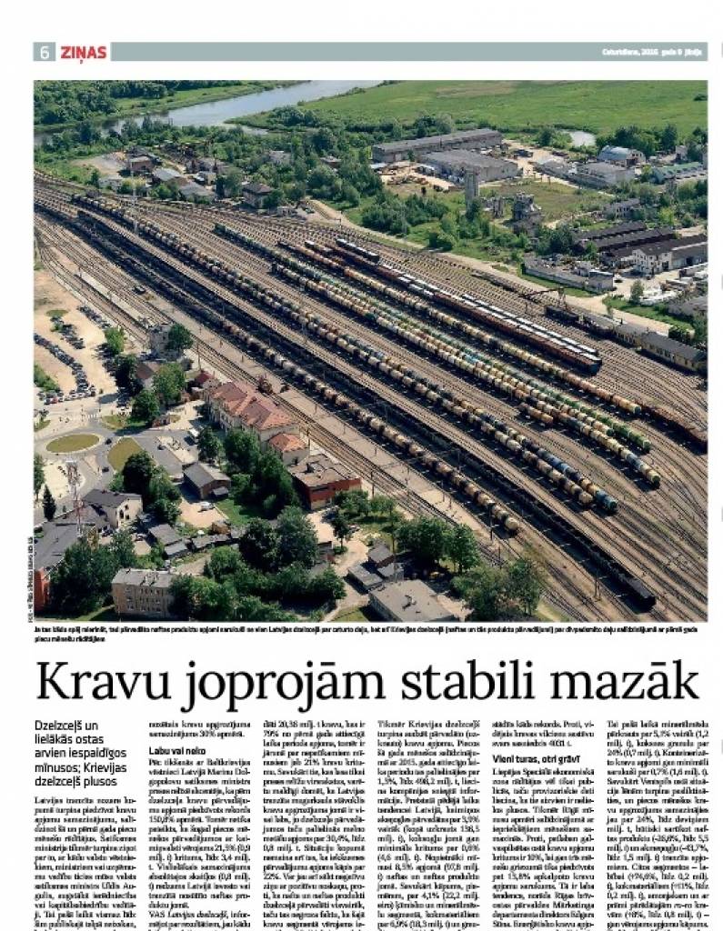 Kravu joprojām stabili mazāk
