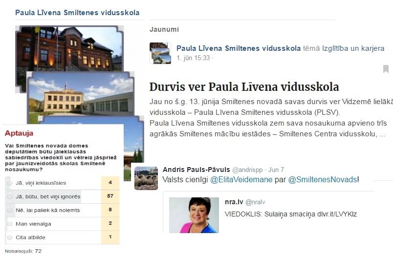Aicina uz diskusiju par vidusskolas nosaukumu