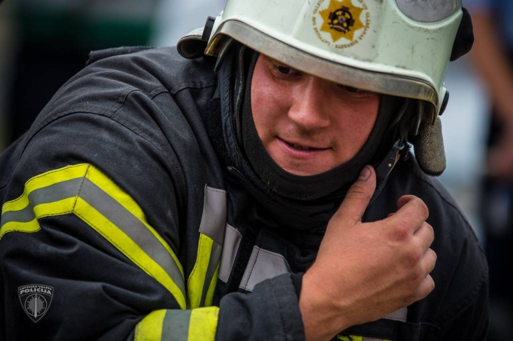 FOTO: Pirmoreiz notikušas iekšlietu dienestu kadetu kopīgās mācības