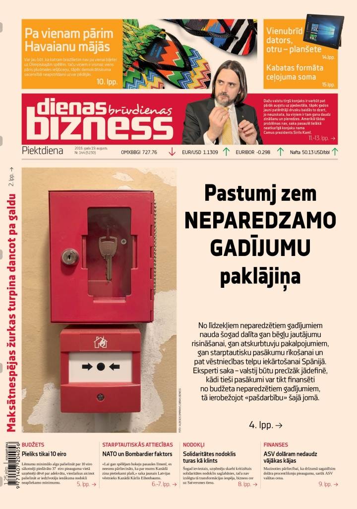 Dienas tēma: Iesaka ierobežot pašdarbību