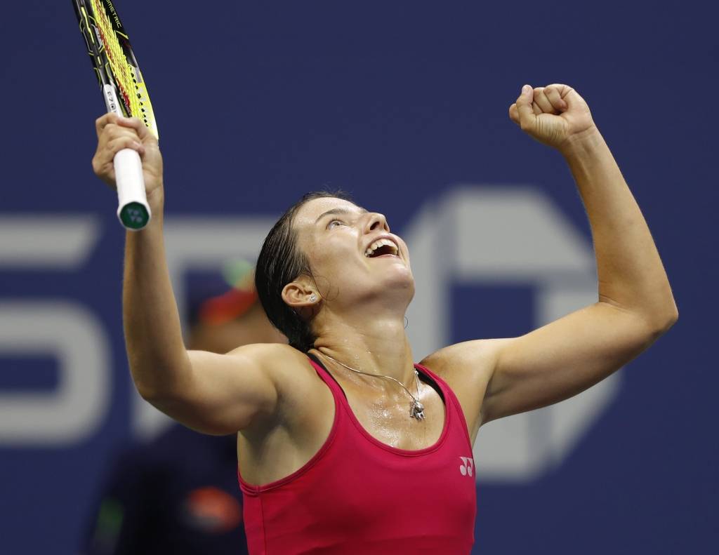 Sevastova pārspēj pasaules trešo raketi Mugurusu, izcīnot lielāko uzvaru karjerā