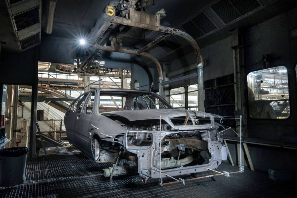 FOTO: Lielbritānijas autoražotāja MG Rover pamestajā rūpnīcā