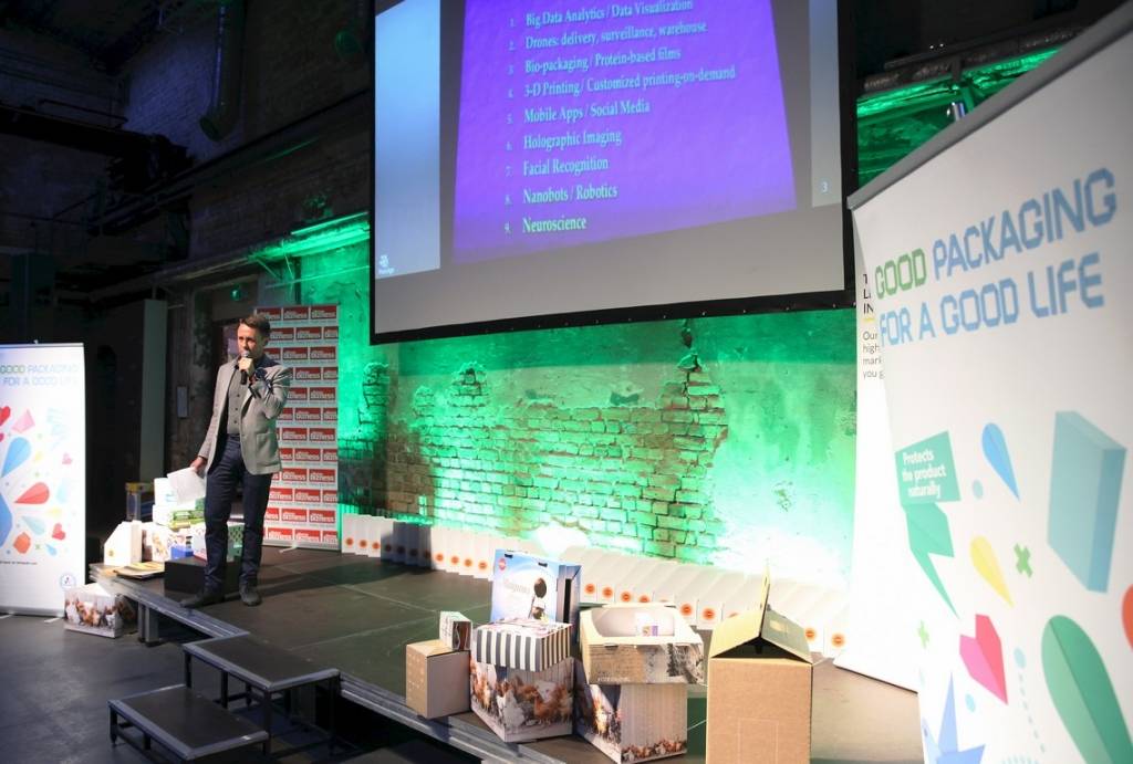 FOTO: DB rīkotās konferences «Packaging for sustainable business» norise