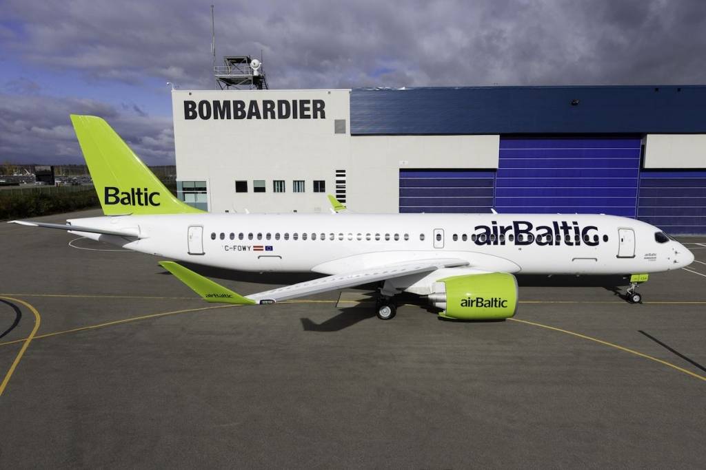 Pirmais airBaltic komerciālais lidojums ar Bombardier CS300 būs uz Amsterdamu