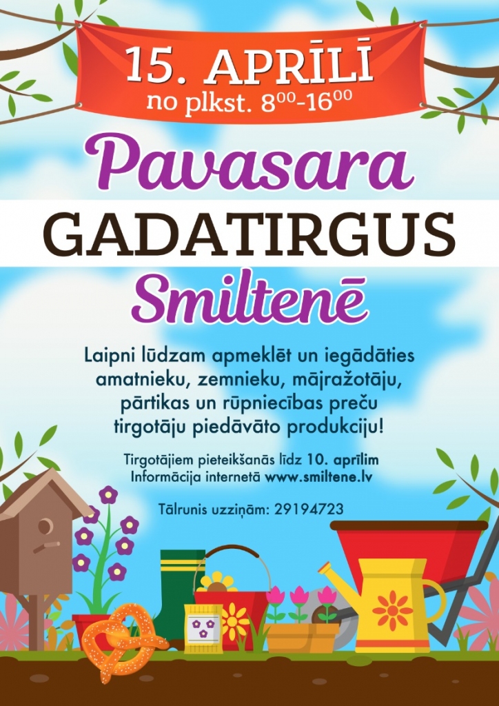 Smiltenē Pavasara gadatirgus