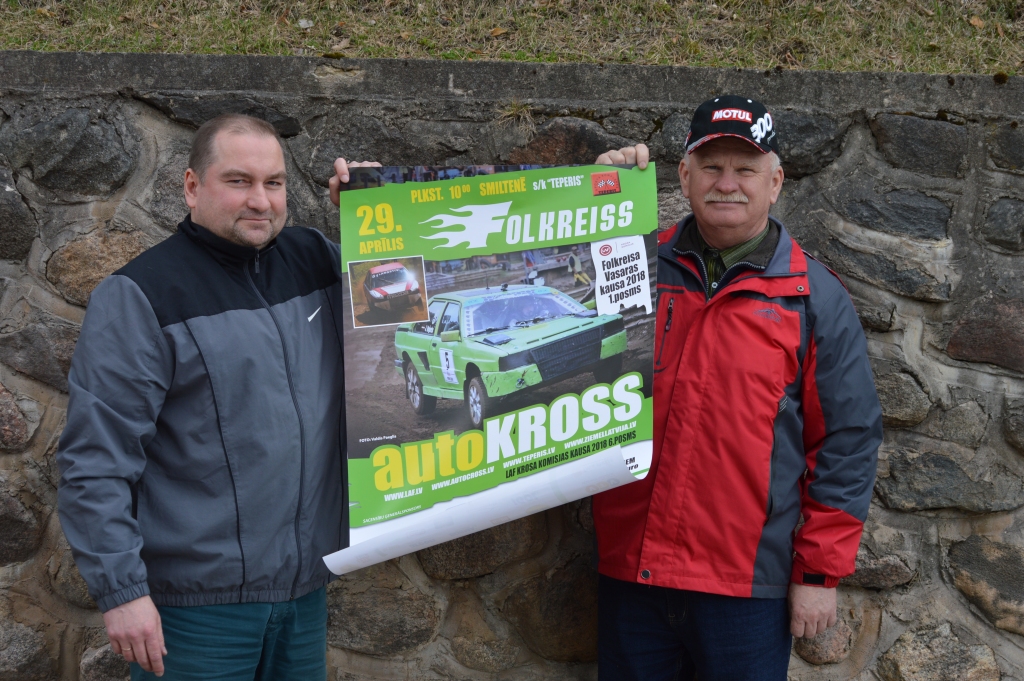 Svētdien startēs folkreiss un autokrosa kauss