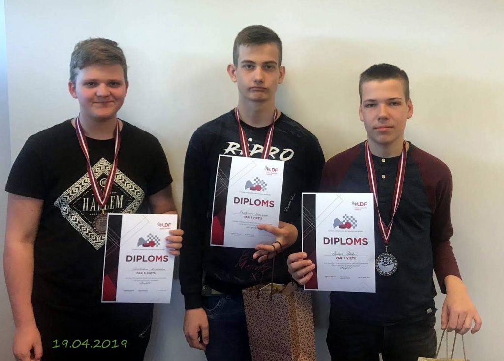 Latvijas jaunatnes čempions ātrspēlē