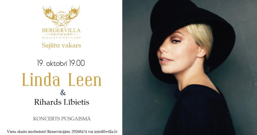 Sajūtu vakars viesu namā "Bergervilla" ar Linda Leen un Rihards Lībietis