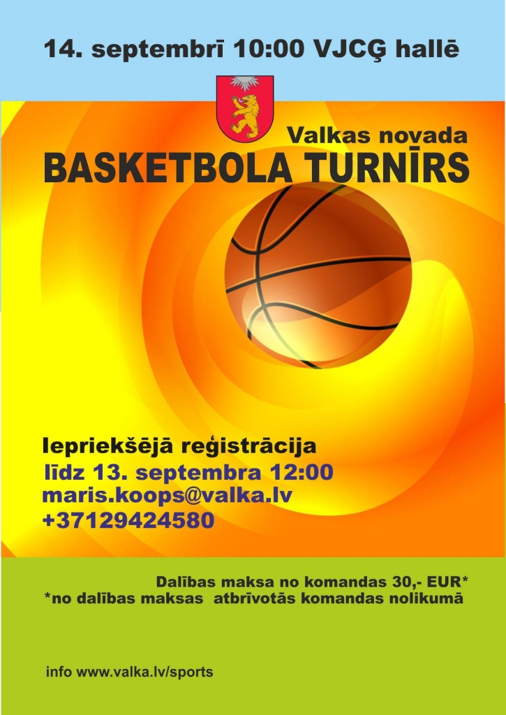 Valkas novada atklātais basketbola turnīrs 2019