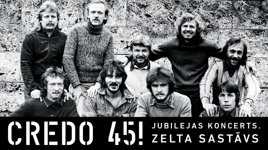 Ar 45 gadu jubilejas koncertu Smiltenē viesosies grupa “Credo”