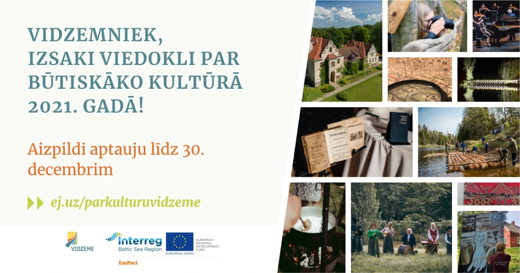 Vidzemnieki aicināti iesaistīties kultūras prioritāšu noteikšanā