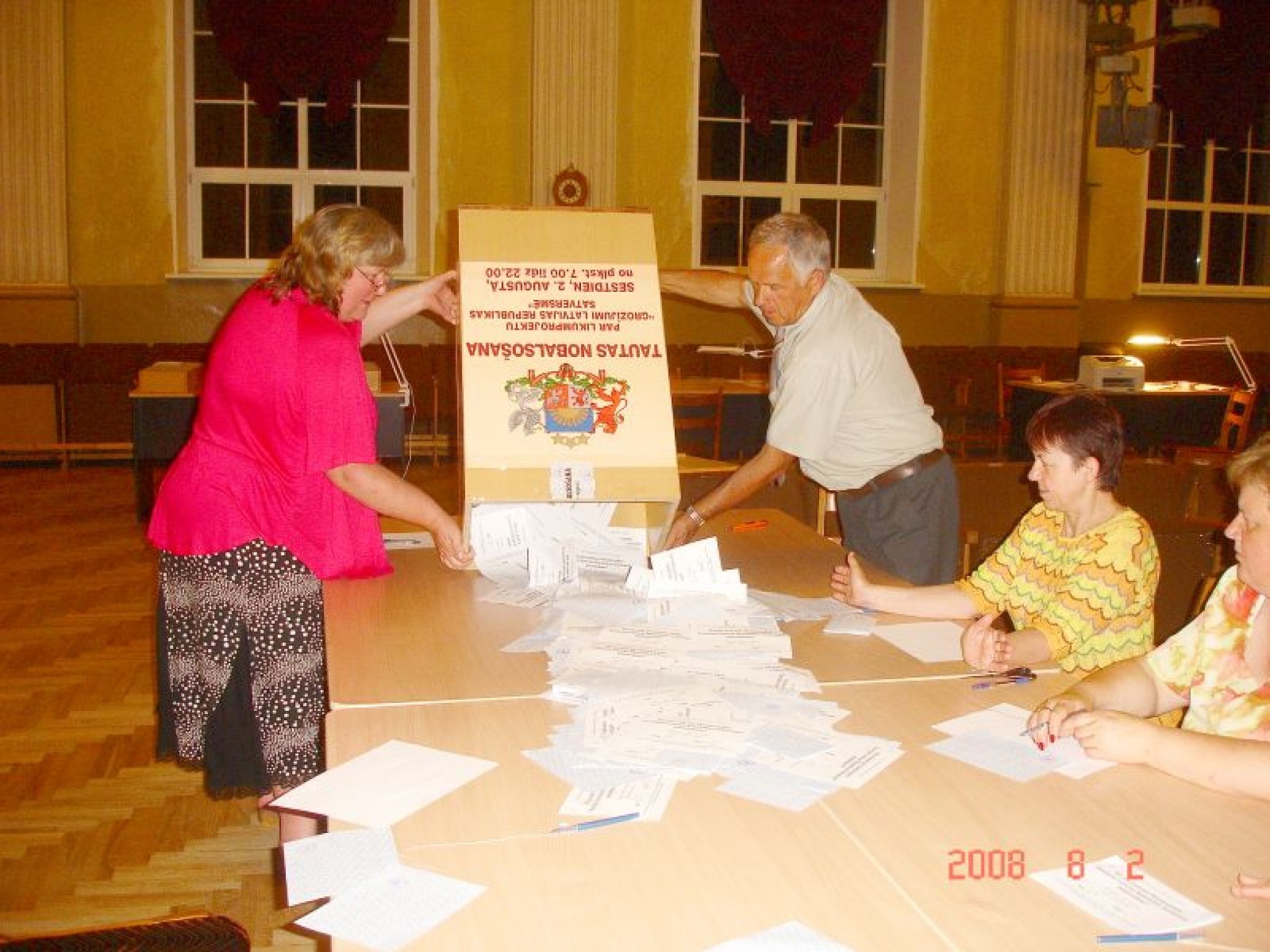 Valkas rajonā referendumā piedalījās nepilna puse vēlētāju