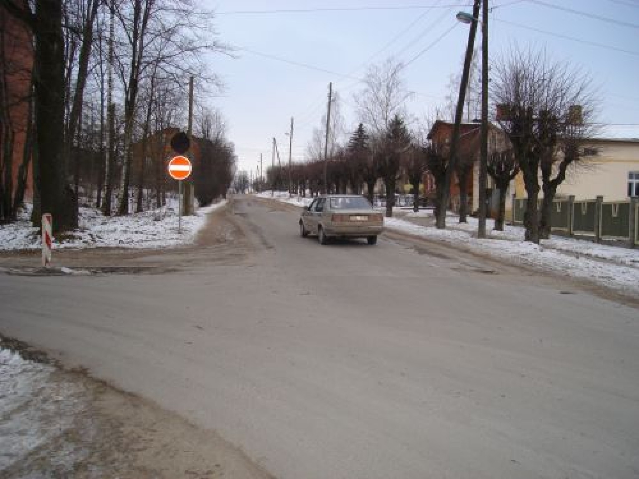 Smiltenē satiksmei slēgts Daugavas ielas posms