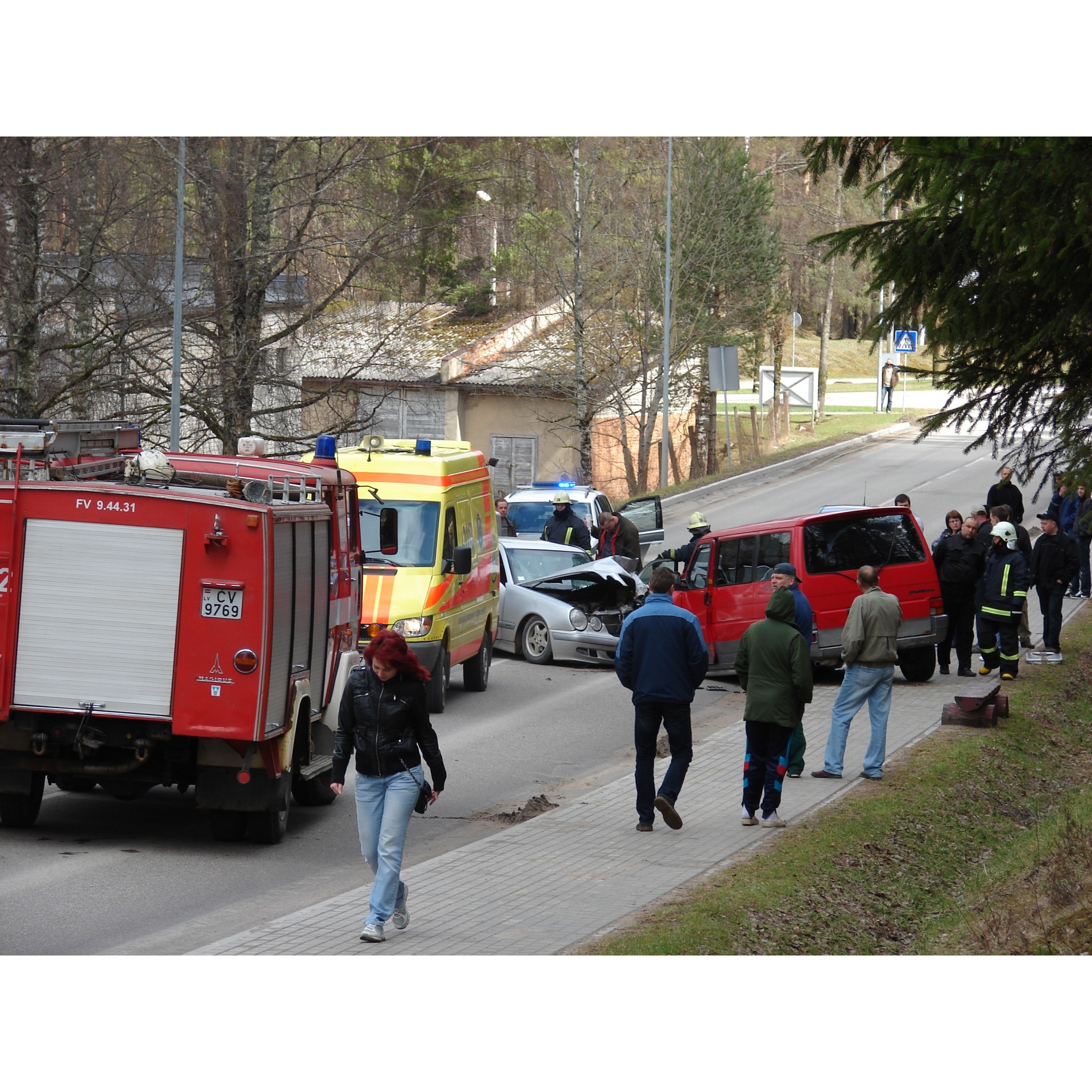 Autoavārija Smiltenē 24.04.2012.