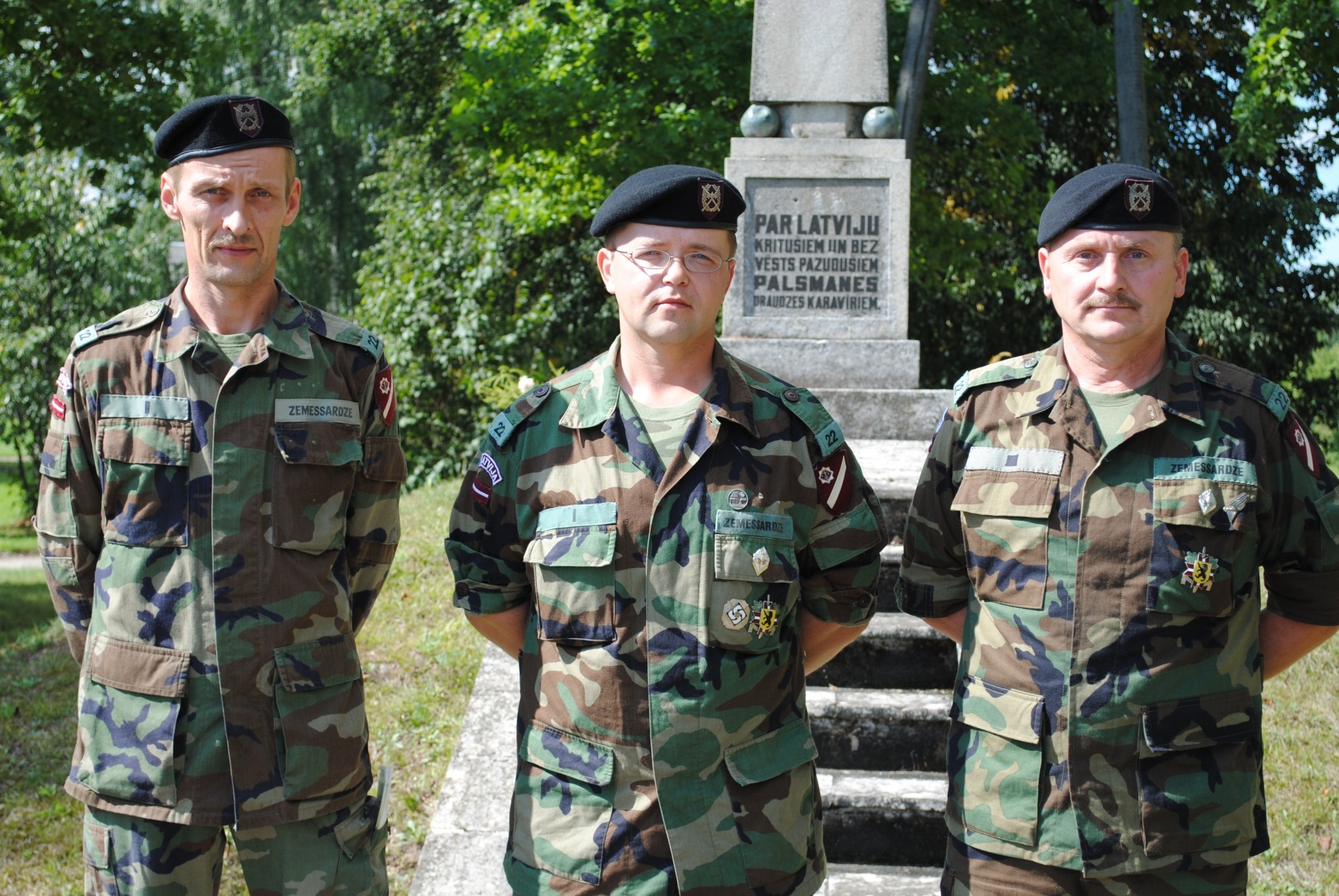 Zemessardzes dibināšanas 20. gadskārtā apbalvo zemessargus