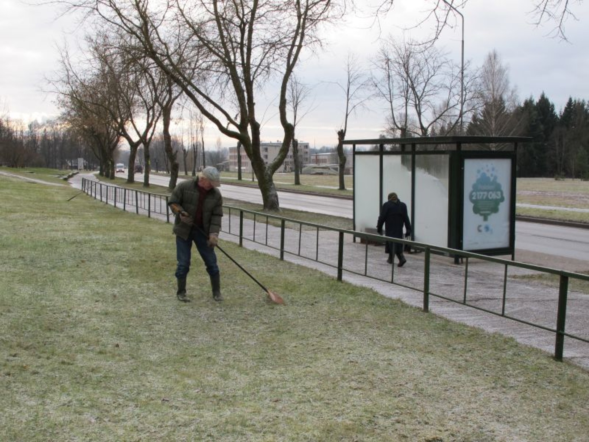 Pirmais sniegs un Valkā pirmā slīdēšana