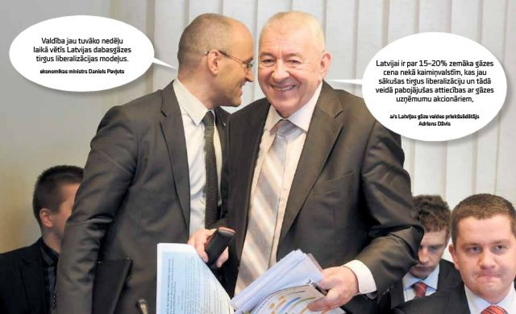 Draud ar gāzes cenu kāpumu 15-20% apmērā un izmaiņām LG akcionāros