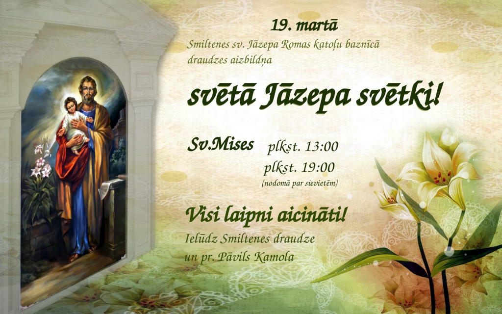 Jāzepa diena Smiltenes katoļu baznīcā