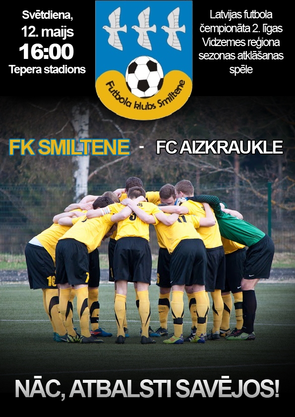 FK “Smiltene/BJSS” pret FC “Aizkraukle”