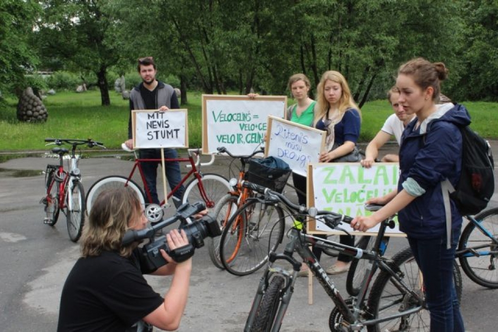Noslēdz veloderības par Zaļā veloceliņa pabeigšanu