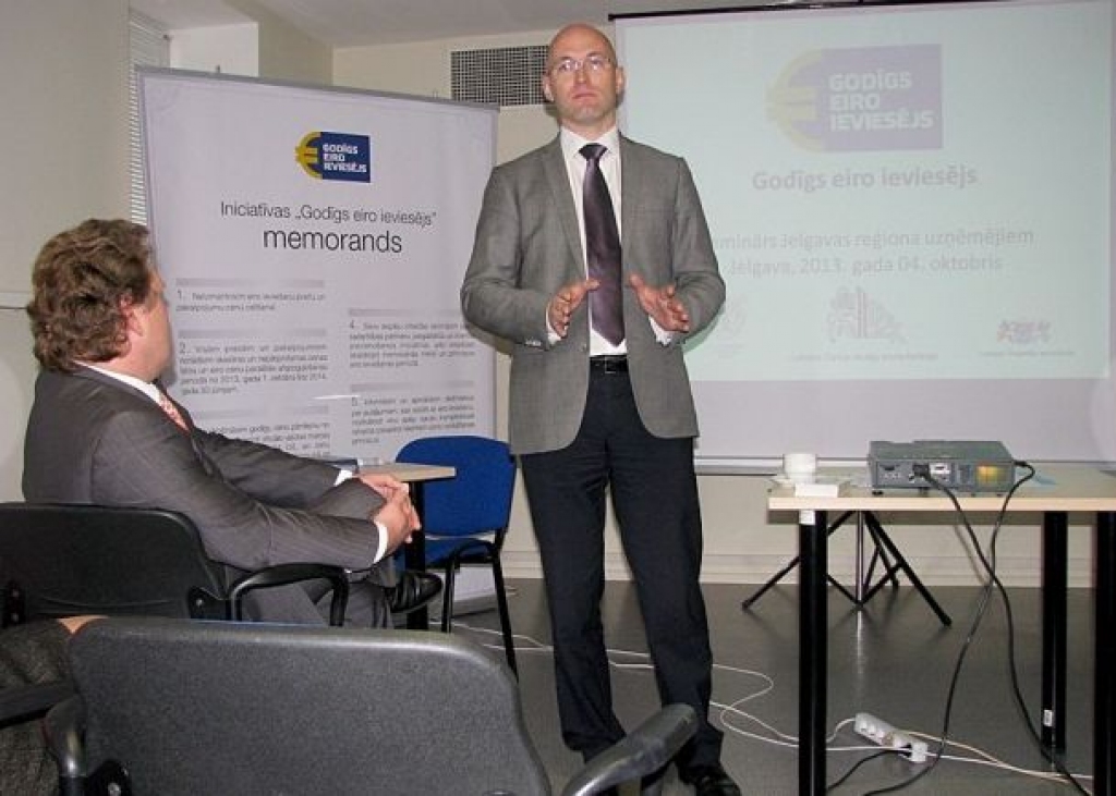 Bauskas uzņēmējiem kampaņa Godīgs eiro ieviesējs neiet pie sirds