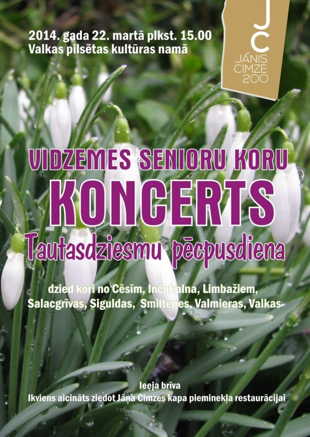 Vidzemes senioru koru koncerts