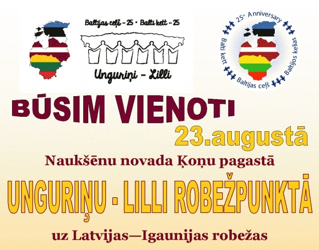 Būsim vienoti 23. augustā!