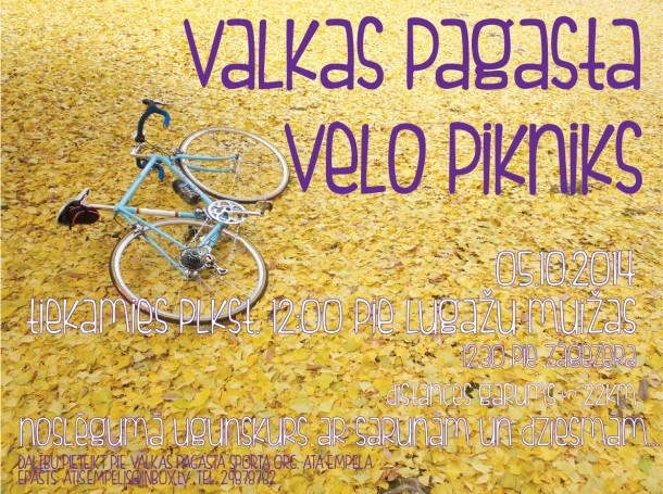 Pievienojies velo piknikam “Kamēr vēl kokiem krāsainas lapas…”