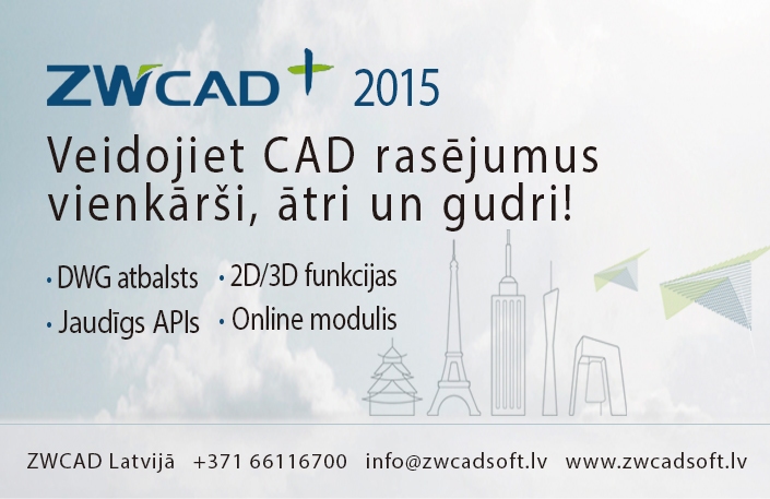 ZWCAD - CAD programma par konkurētspējīgu cenu